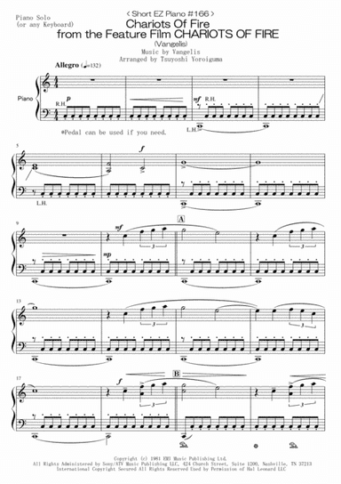 Chariots Of Fire  from the Feature Film CHARIOTS OF FIRE (arr. Tsuyoshi Yoroiguma)