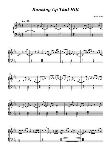 Running Up That Hill (arr. Kirsten dsilva)