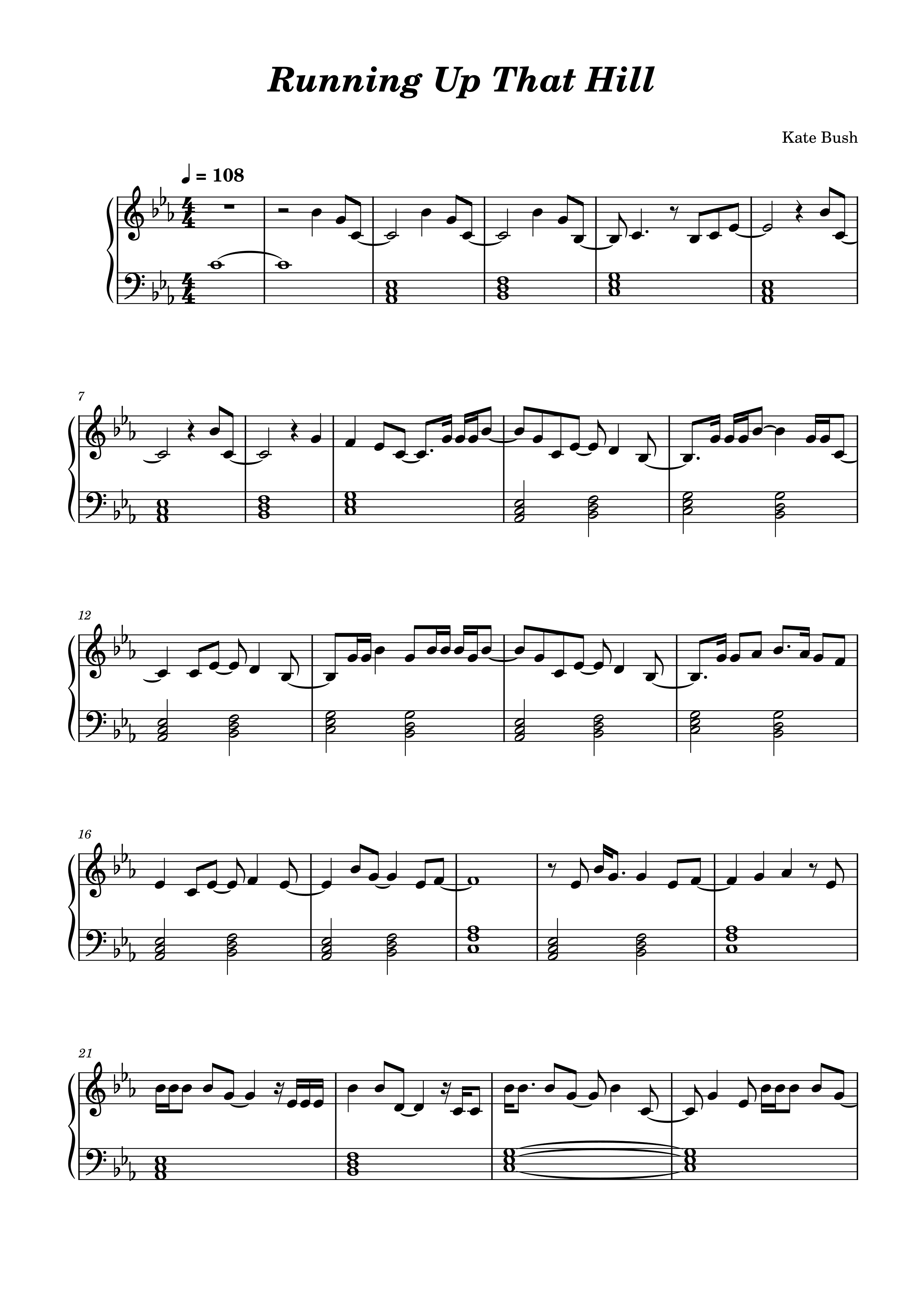 Running Up That Hill (arr. Kirsten dsilva)