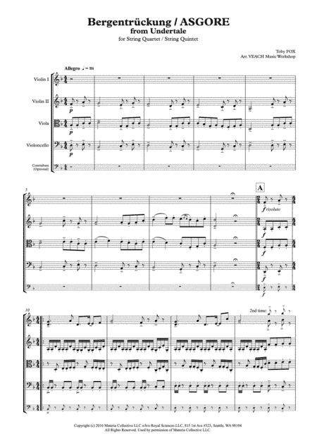 ASGORE (from Undertale) (arr. VEACH Music Workshop)