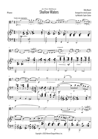 Shallow Waters (arr. Michelle Taylor-Cohen)