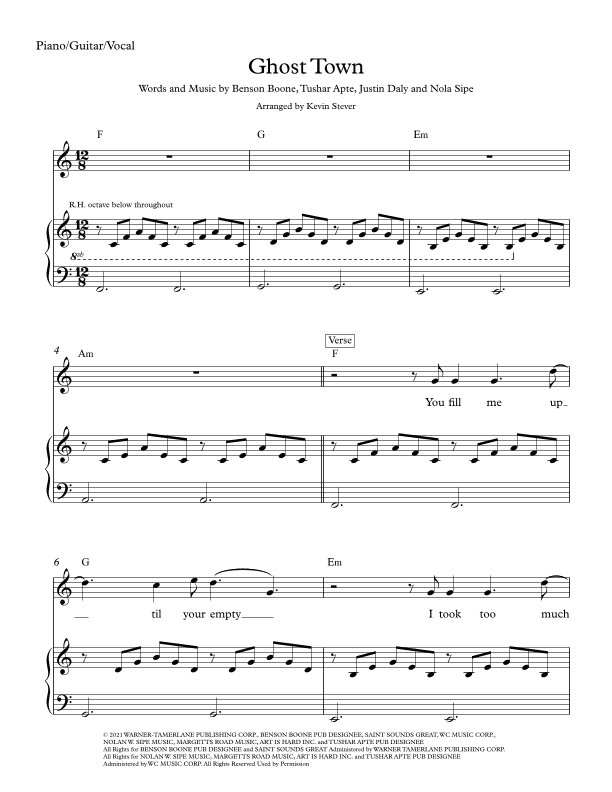 Ghost Town (arr. Kevin Stever)