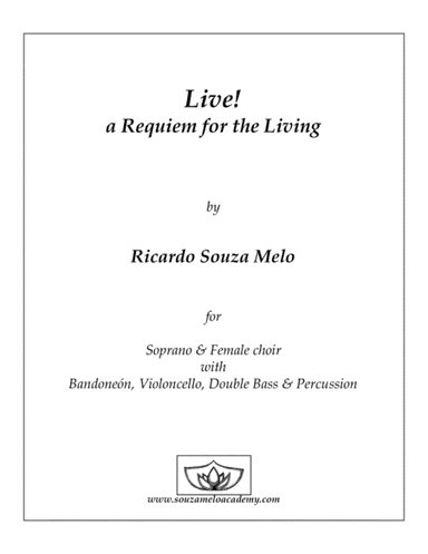 Live! - Full Score and Instrumental Parts.