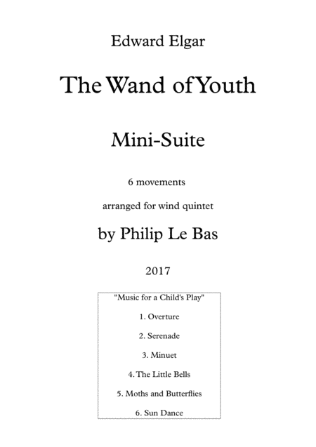 The Wand of Youth Mini-Suite (arr. Philip Le Bas)