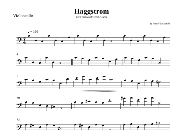 Haggstrom (arr. Wesley S. SIlva)