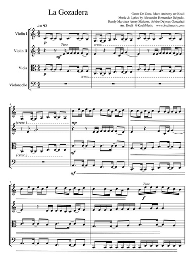 La Gozadera (arr. KoaliMusic)