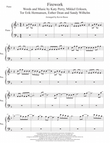 Firework (arr. Kevin Busse)