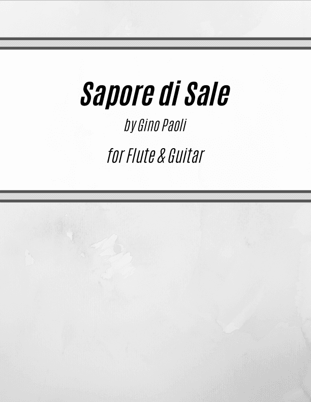 Sapore Di Sale (arr. Kenneth Pasciak)