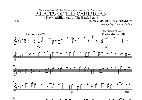 The Medallion Calls (arr. Zachary Corbett)