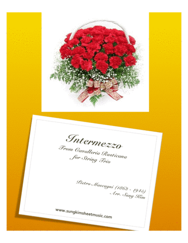 Intermerzzo from Cavalleria Rusticana for 8 cellos (arr. Sung Kim)