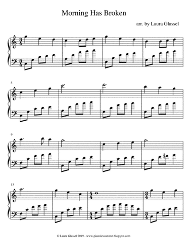 Morning Has Broken (arr. Laura Glassel)