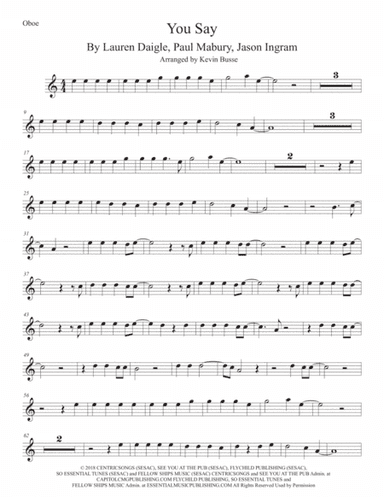 You Say (arr. Kevin Busse)
