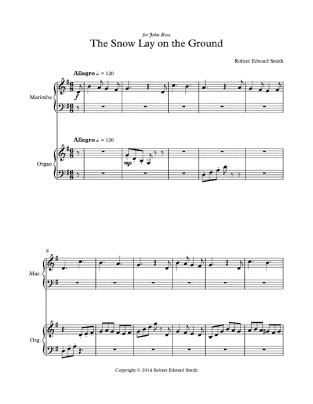 The Snow Lay on the Ground