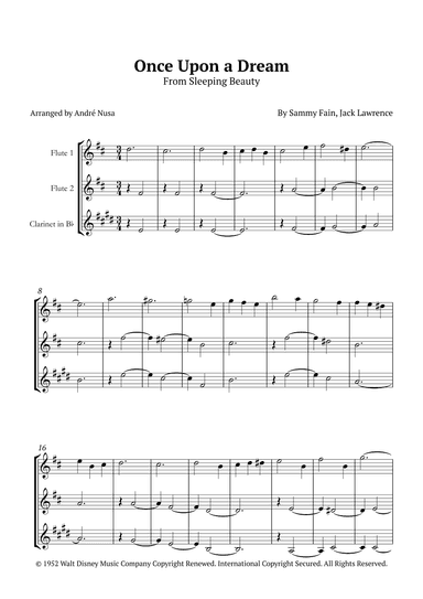 Once Upon A Dream (arr. André Nusa)