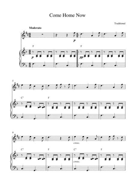 Come Home Now (arr. Kaiserin Rebecca)