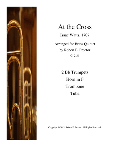 At the Cross for Brass Quintet (arr. Robert E. Proctor)