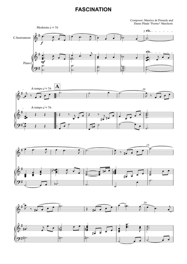 FASCINATION (arr. Gerson Serafim)