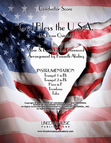 God Bless The U.s.a. (arr. Kenneth Abeling)
