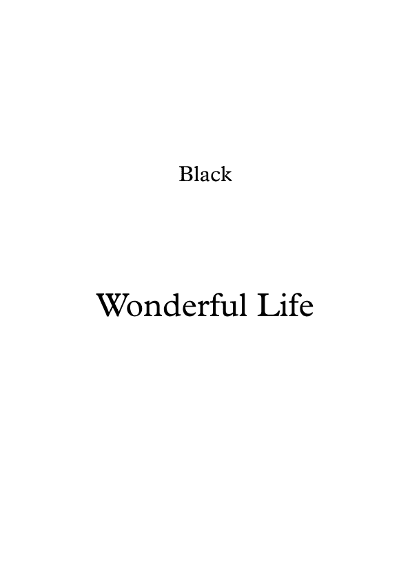 Wonderful Life (arr. Dejan Teodosievski)