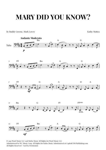 Mary, Did You Know? (arr. Cadenza Editions)