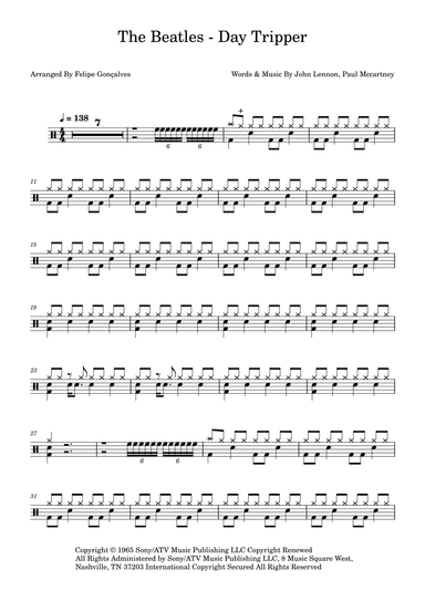 Day Tripper (arr. Felipe Gonçalves)