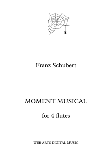 MOMENT MUSICALE for 4 flutes - SCHUBERT (arr. WEB-ARTS DigitalMusic)