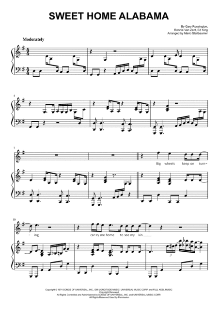 Sweet Home Alabama (arr. Mario Stallbaumer)