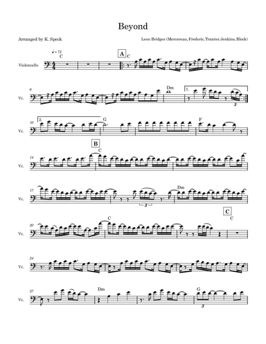 Beyond (arr. K. Speck)