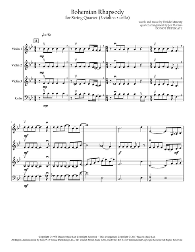 Bohemian Rhapsody (arr. Jen Mathers)