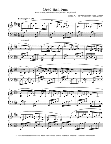 Gesù Bambino (arr. Pam Asberry)