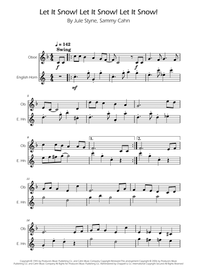 Let It Snow! Let It Snow! Let It Snow! (arr. Ygor Nunes)
