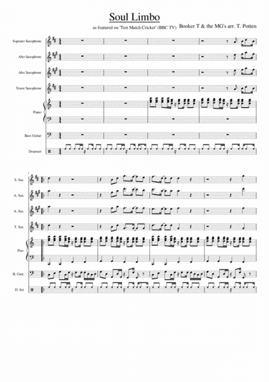 Soul Limbo (arr. Tom Potten)