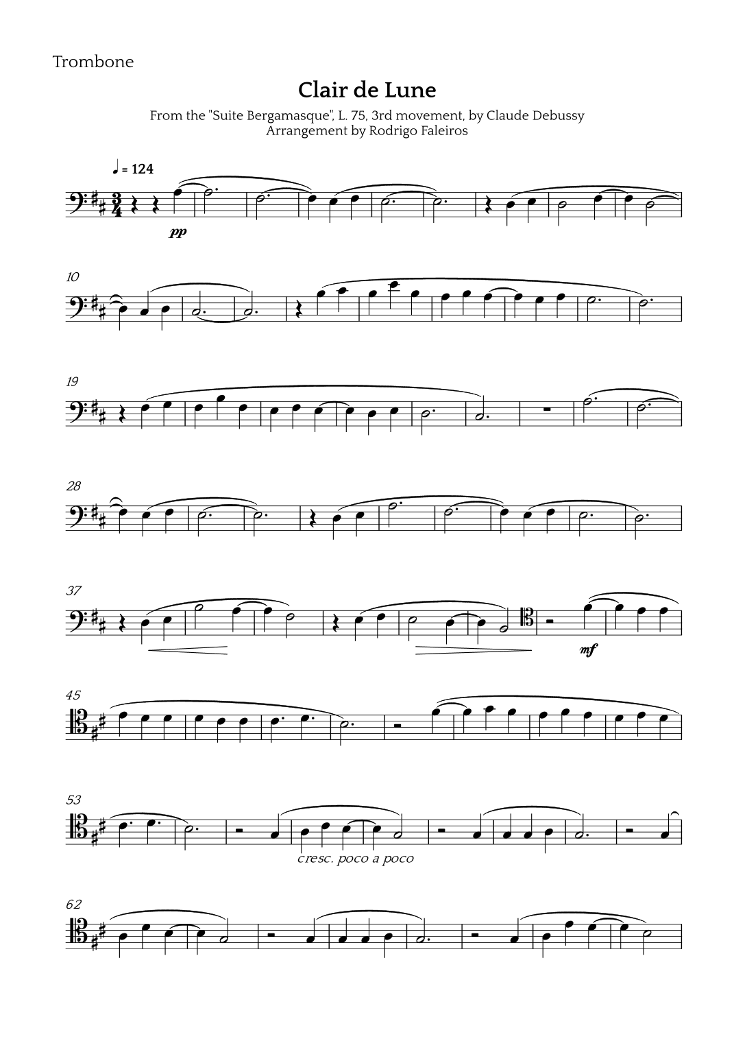 Clair de Lune (arr. Rodrigo Faleiros)