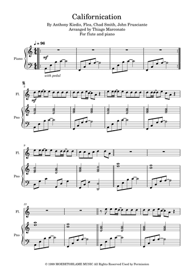 Californication (arr. Thiago Marconato)