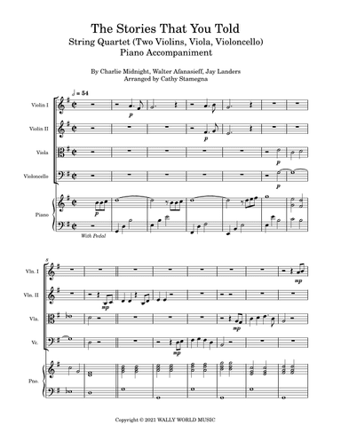The Stories That You Told (arr. Cathy Stamegna)