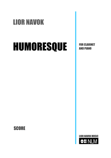 "Humoresque" - Clarinet and Piano [Performance Score and Part]