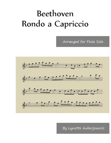 Rondo a Capriccio, op. 129 - Flute Solo (arr. Lynette Auberjeunois)
