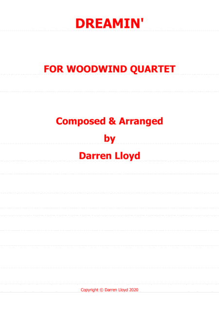 Dreamin' Woodwind quartet