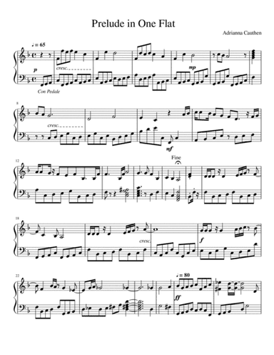 Prelude in One Flat