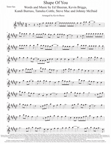 Shape Of You (arr. Kevin Busse)