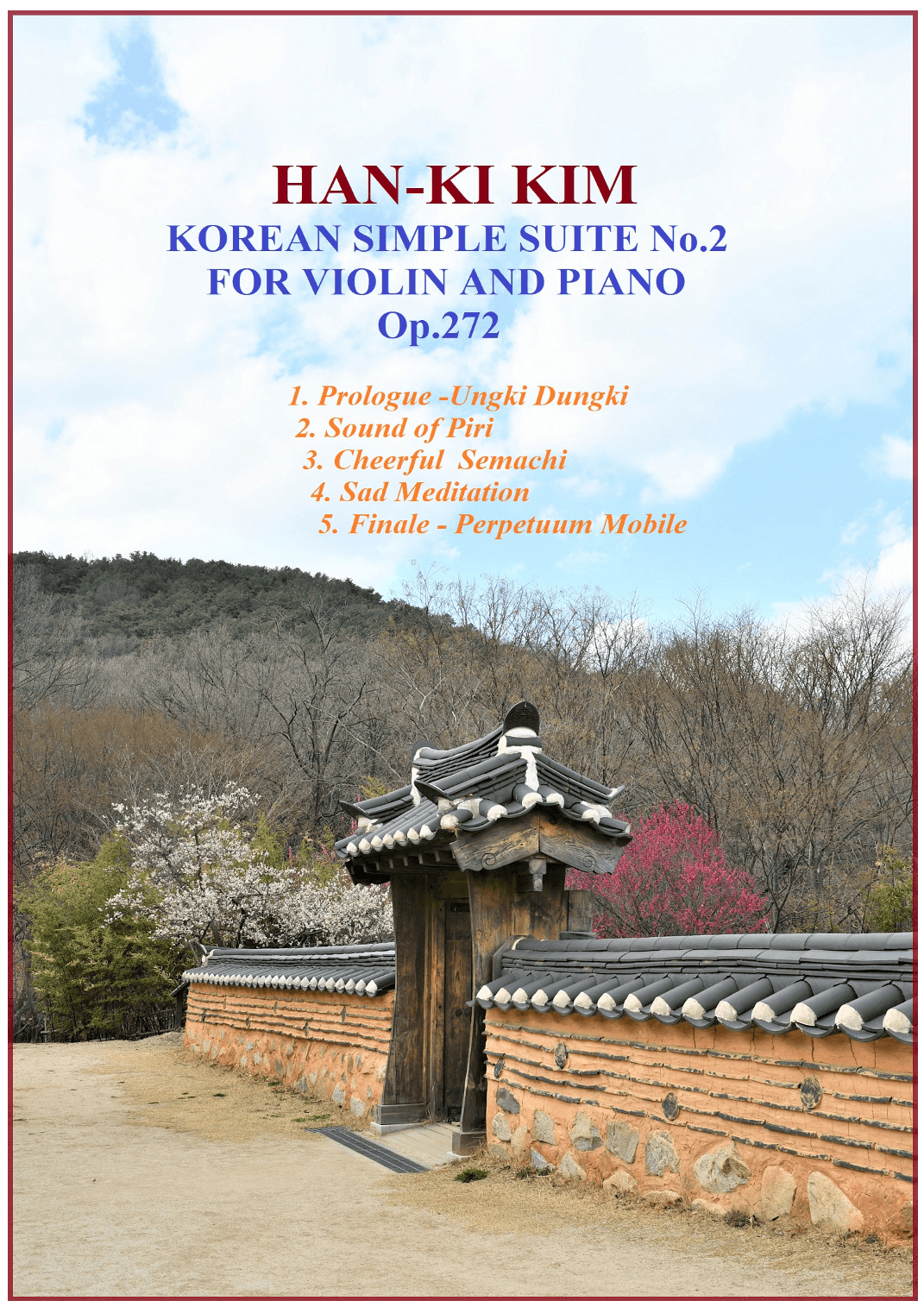 Korean Simple Suite No.2 (For Violin and Piano)