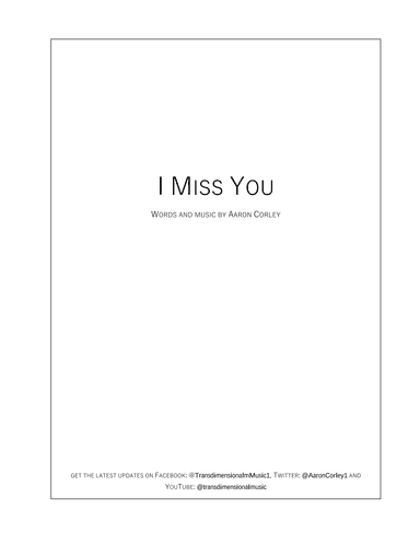 I Miss You