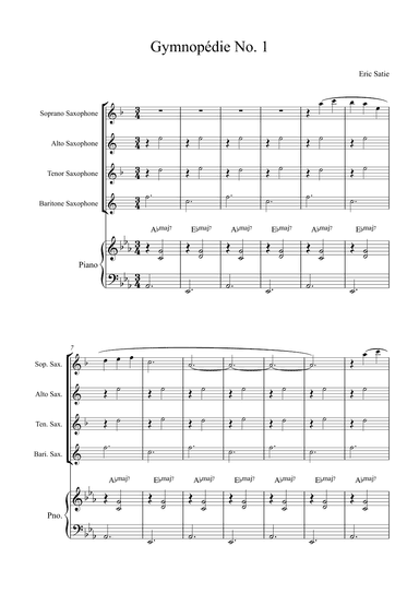 Gymnopédie No. 1 (arr. Alex Nunes Rodrigues)