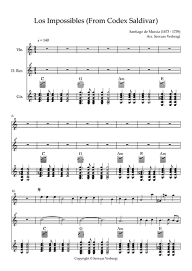 Los Impossibles (arr. Servaas Verbergt)