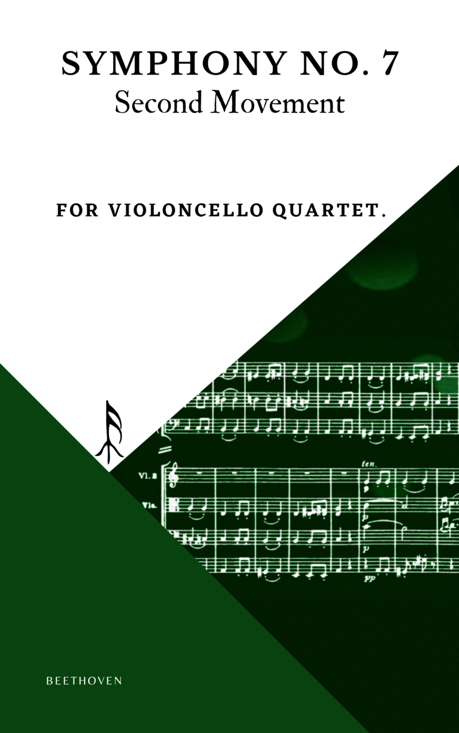 Beethoven Symphony 7 Movement 2 Allegretto for Violoncello Quartet (arr. Woods Only)
