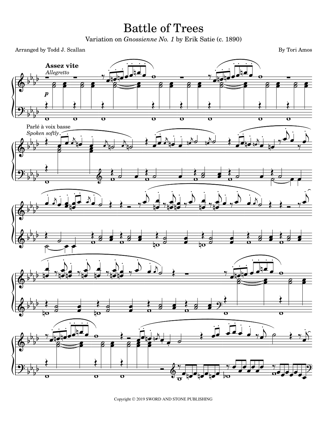 Battle Of Trees (arr. Todd J. Scallan)