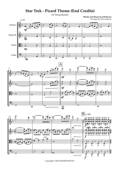 Star Trek: Picard End Title (arr. Lara Simpson)