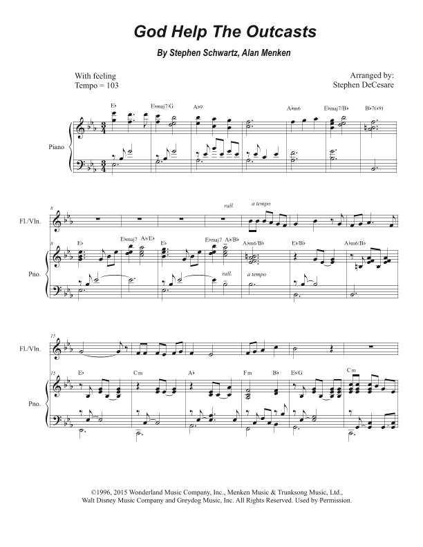 God Help The Outcasts (arr. Stephen DeCesare)