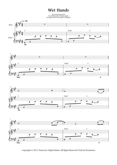 Wet Hands (arr. Henrique F Mangoni)