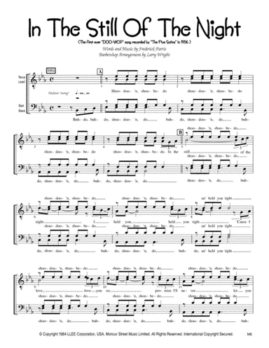 In The Still Of The Night (arr. Larry Wright)